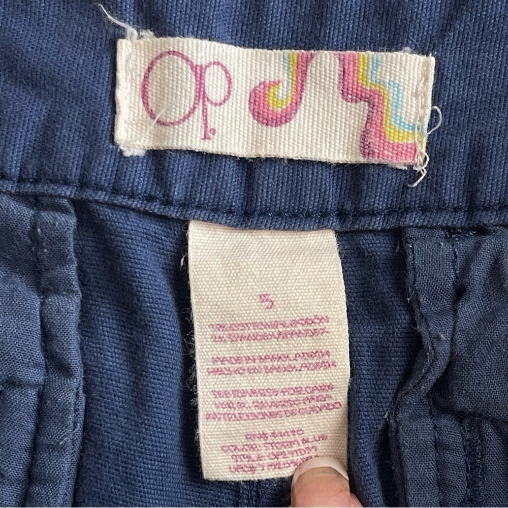 Vintage OP Navy Blue Women's Shorts Size 5 - Picture 8 of 8